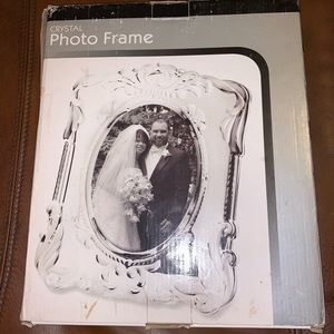 Glass photo frame